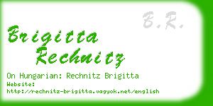 brigitta rechnitz business card